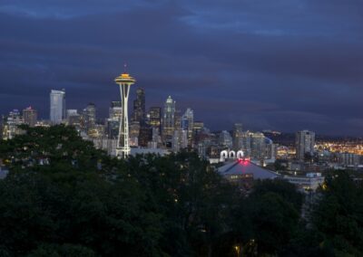 Seattle at night